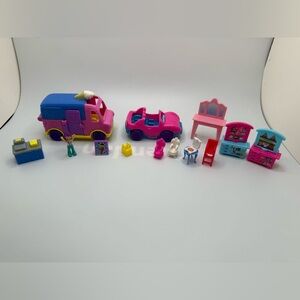 Polly Pocket Micro Mini Figures Accessories Icecream truck car figure furniture